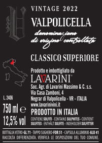 Valpolicella Classico Superiore DOC 2022